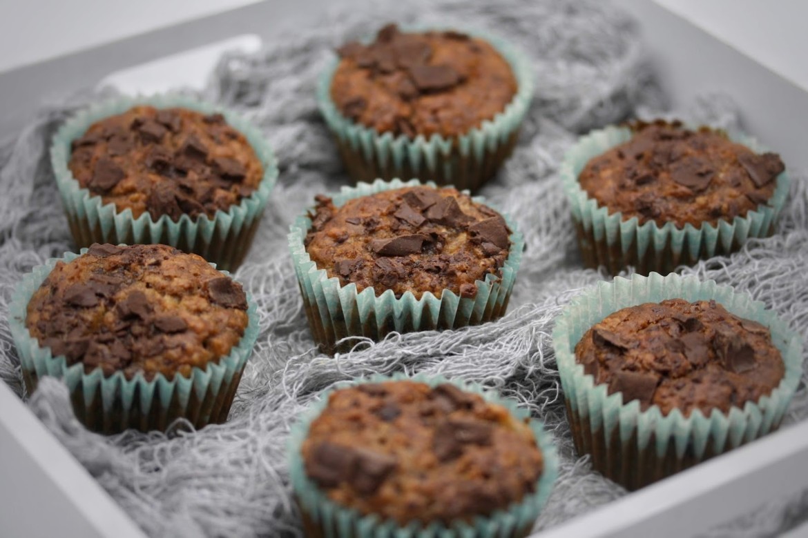 Bananen-Haferflocken-Muffins mit Zimt